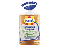 American sandwich nature Sans Sucres Ajoutés