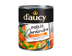 Poêlée Jardinière au jus de carottes - grande boîte (580g)