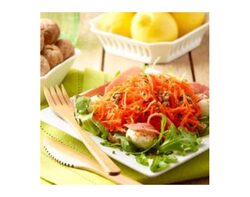 Salade de carottes râpées à l'italienne.