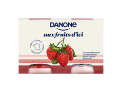 Danone aux fruits d'ici