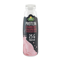 Arla Protein Strawb/Rasp Milk Shake 482ml