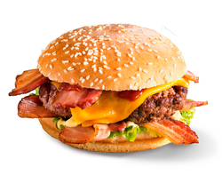 Exemple de plat hors menu : Burger 5th Avenue