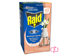 Raid® Recharge électrique liquide 45 nuits Jasmin 
