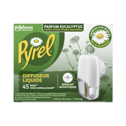 DIFFUSEUR LIQUIDE RÉPULSIF MOUSTIQUES EUCALYPTUS