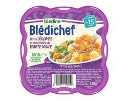 Petits légumes et mousseline de patate douce