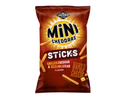 Sticks Grilled Cheddar and Steak 150g