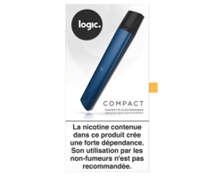 E-cigarette sans pod Bleu (1 ecig)