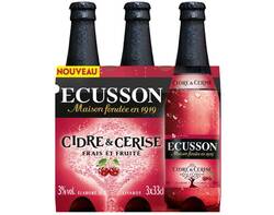 Pack de 3x33cl ECUSSON Cidre & Cerise