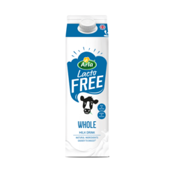 Arla LactoFREE Whole Fresh Milk Drink 1L