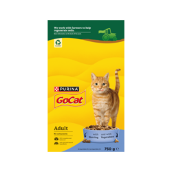 Adult Herring & Vegetable Dry Cat Food,  750g