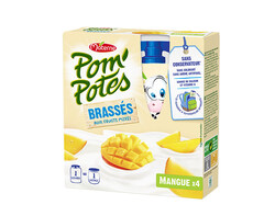 Pom’Potes® Brassés Mangue x4