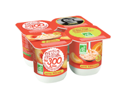 Notre yaourt 2x pêche 2x abricot 4x125g
