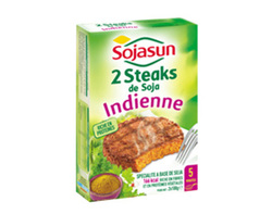 2 steaks de Soja à l'Indienne