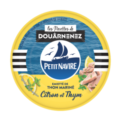 Émietté de thon mariné Citron Thym Petit Navire 110g