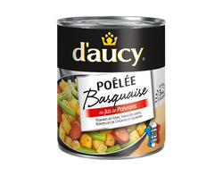 Poêlée Basquaise au jus de poivrons - grande boîte (580g)