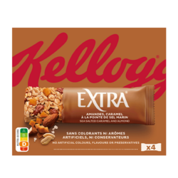 Barres Extra Amandes Caramel -  4x32g