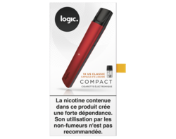 Kit Rouge (1 ecig + 1 pod US Classic 12 mg)