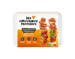 Aiguillettes végétales au Piment d’Espelette