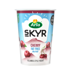 Arla Skyr Icelandic Style High Protein Cherry Yogurt 0% Fat 450g