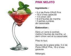 Incontournable, le cocktail Pink Mojito