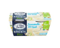 Semoule BIO Nature au lait de Brebis