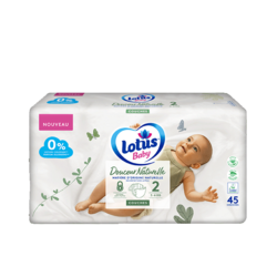 Couches Lotus Baby Douceur Naturelle T2x45
