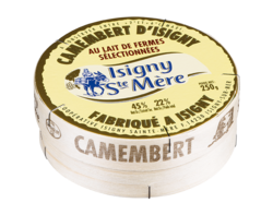 Camembert d’Isigny au lait de fermes sélectionnées 250g