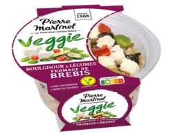 Boulghour, Légumes et fromage de Brebis