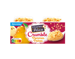 Crumble Pommes et Poires x2