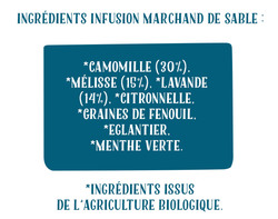 Ingrédients Infusion Marchand de Sable