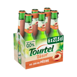 Tourtel Twist Pêche 6x27,5cl