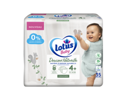Couches Lotus Baby Douceur Naturelle T4+x35