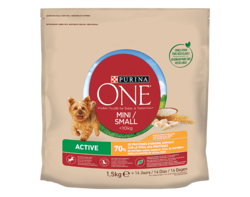 Chien Adulte Actif, Riche en poulet, 1.5kg