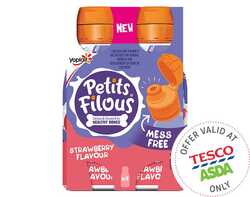 Strawberry drinking yogurt 4x100g