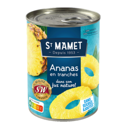 Ananas Tranches au jus 570g