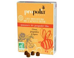 Gommes de propolis au gingembre
