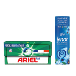 ARIEL ORIGINAL et LENOR ENVOLEE D'AIR