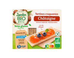 Tartines Châtaigne sans gluten