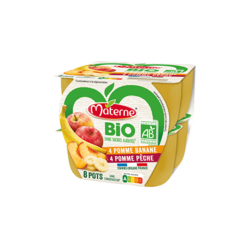 Pomme Banane - Pomme Pêche 8x100g