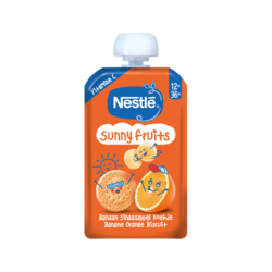Sunny Fruits Banaan, Sinaasappel en Koekje 110g