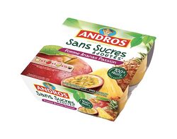 Sans Sucres Ajoutés Pomme Ananas Passion x4
