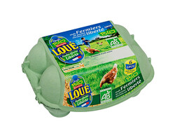 6 oeufs fermiers de Loué BIO
