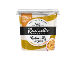 Naturally Gorgeous Passion Fruit Swirl 390g