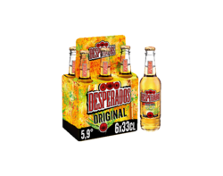 Desperados Original bière aromatisée tequila 6x33cl 5.9°
