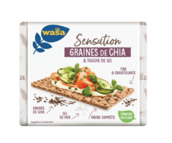 WASA SENSATION GRAINES DE CHIA ET TOUCHE DE SEL