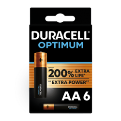 Duracell Optimum AA x6