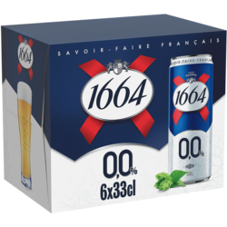 1664 Blonde Sans Alcool 0.0° - 6x33cl