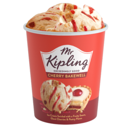 Mr Kipling Cherry Bakewell Ice Cream 475ml