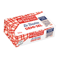  Beurre Plaquette Paysan Breton 250g Demi-sel