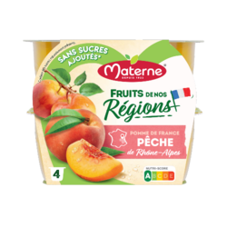 Materne® Pomme Pêche de Rhône-Alpes x4